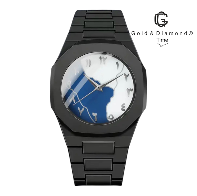Orologio FIRST G&amp;D Time Nero BluBianco