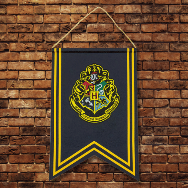 Bannière murale Poudlard - Harry Potter