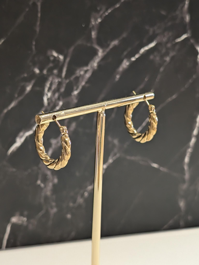 Boucle d'oreille Gloria modéle 1 doré