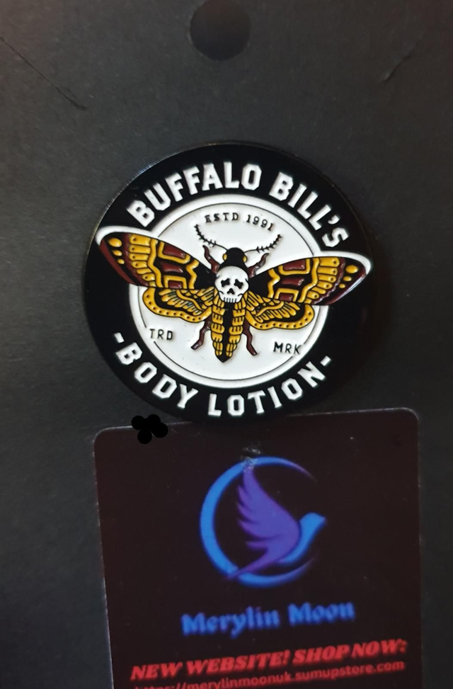 Buffalo Bill's Body Lotion Pin Badge 