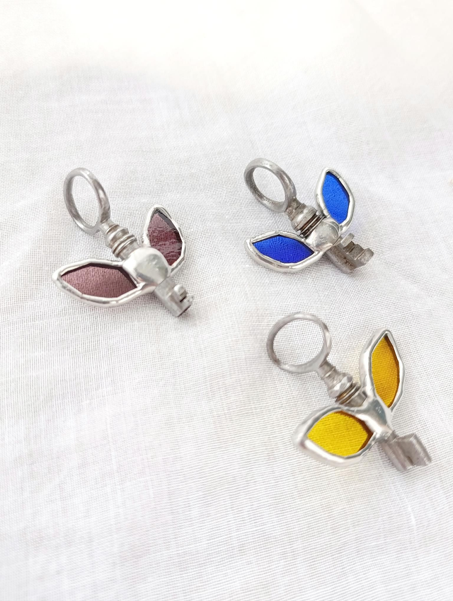 🗝️ Mini clé féerique "Reyne" en vitrail