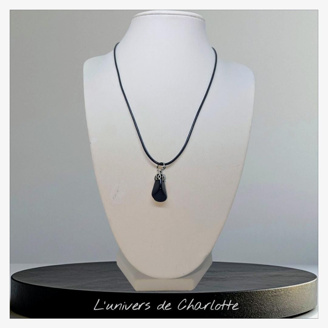 Pendentif "Tourmaline Schorl" TS-003