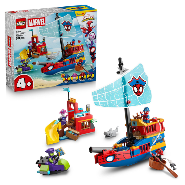 LEGO 11208 Marvel Piratenschiff von Spideys Team