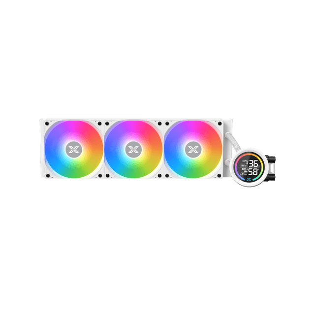 Kit Watercooling AIO Xigmatek Liquid Killer Digital RGB - 360mm (Blanc)