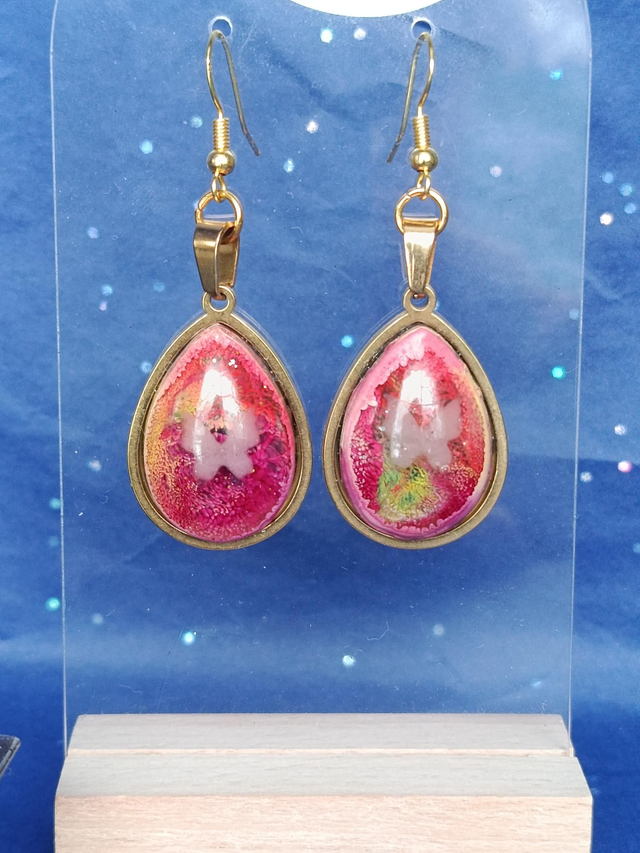 "Les papillons d'Aurore Cachée", des boucles d'oreilles originales et mystiques