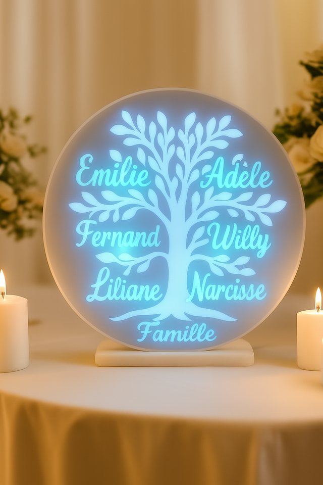 Arbre de Vie lumineux personnalisé 