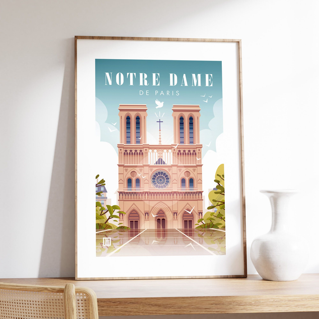 La résurgence de Notre Dame de Paris (A4, A3 ou A2)
