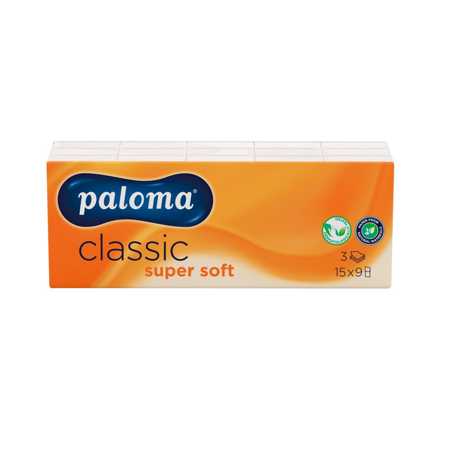 PALOMA Classic Hygienické vreckovky 3-vrstvové 10x10ks