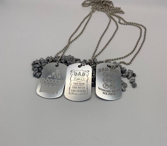 PERSONALISED MILITARY DOG TAGS