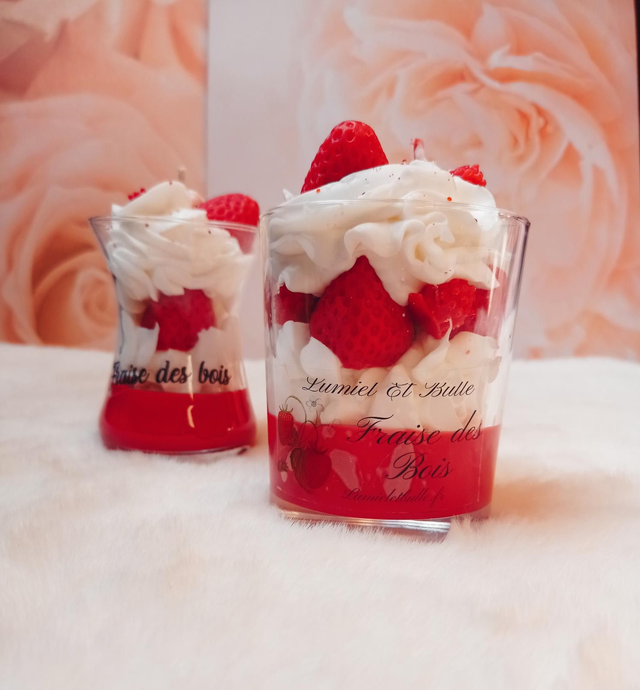 Bougie gourmande Fraise des bois 