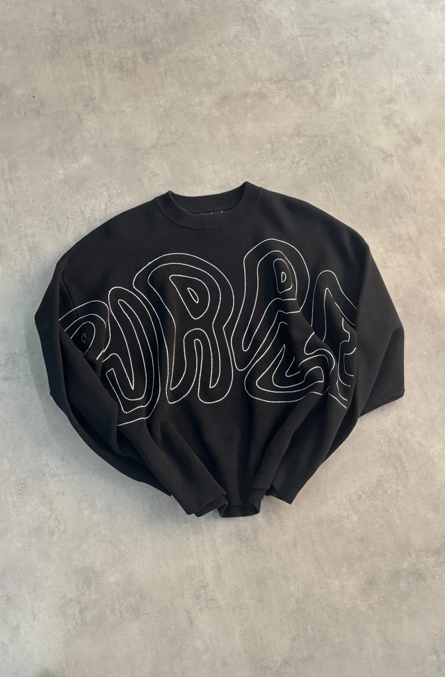 Purple Place Aura Knit - Black