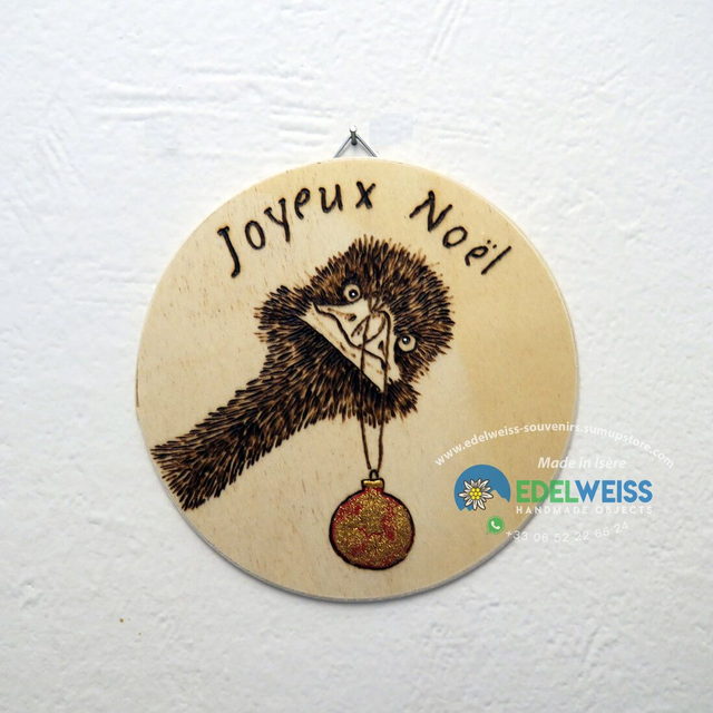 Autruche - boule de Noël