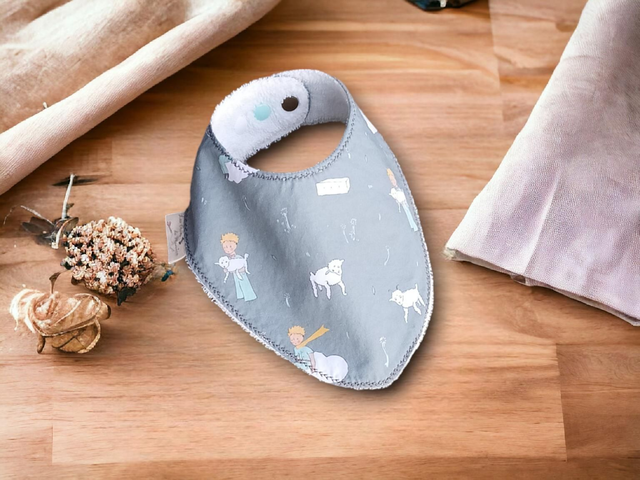 Bavoir Naissance à 6 mois réglable Prince