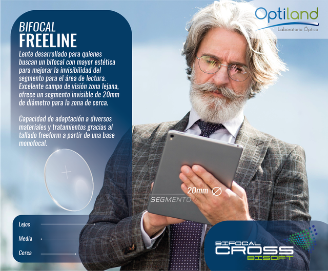 Bifocal Freeline Laboratorio Optiland 