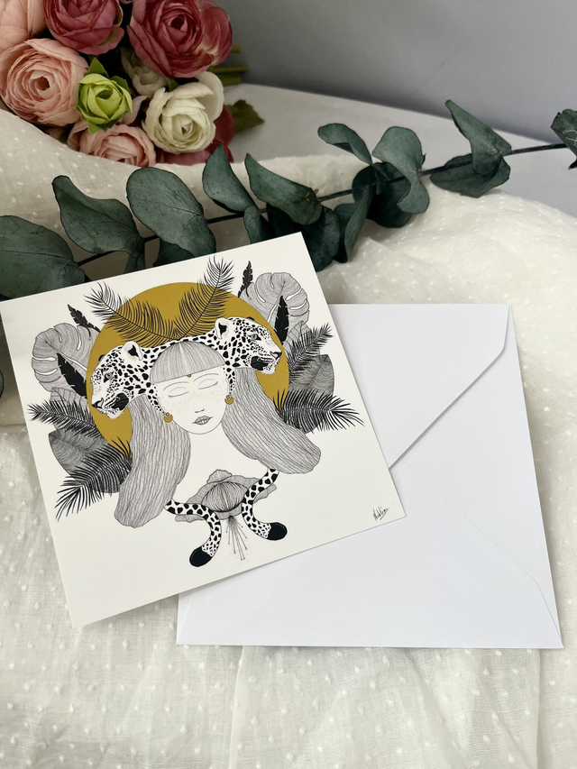 Carte postale carrée  