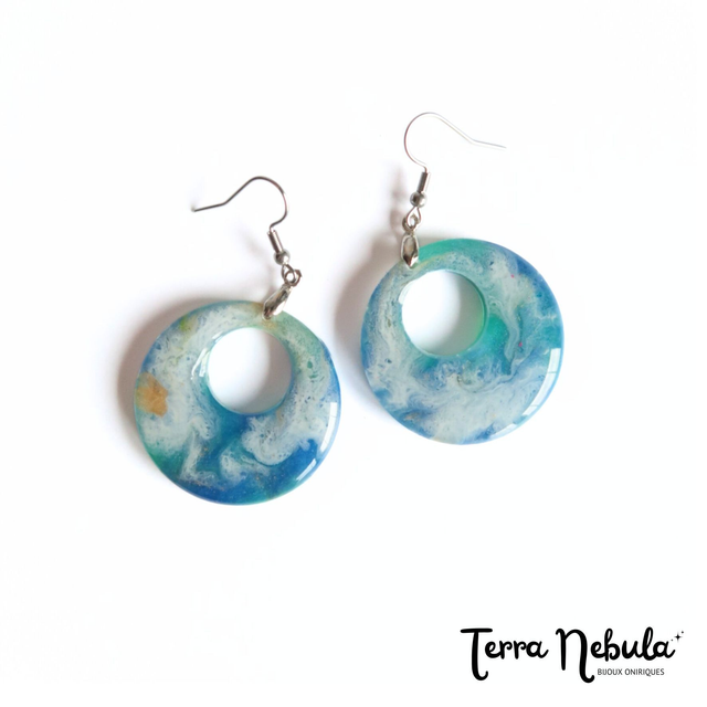 Grandes boucles d'oreilles Zéphyr | BO032