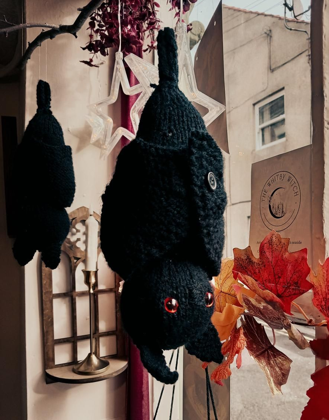 Hand Knitted Whitby Bat