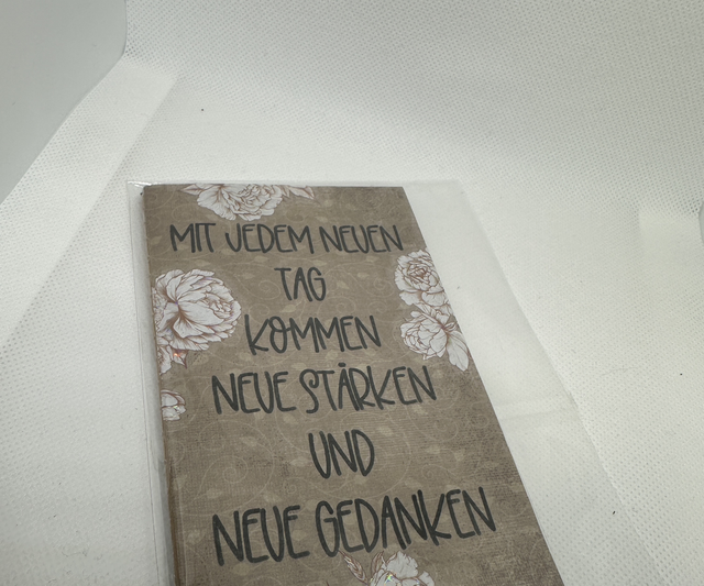 Notizbuch klein Spruch
