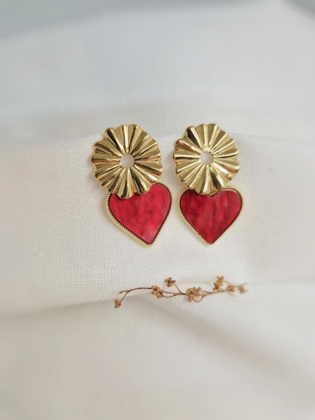 Boucles d'oreilles  "Valentine"