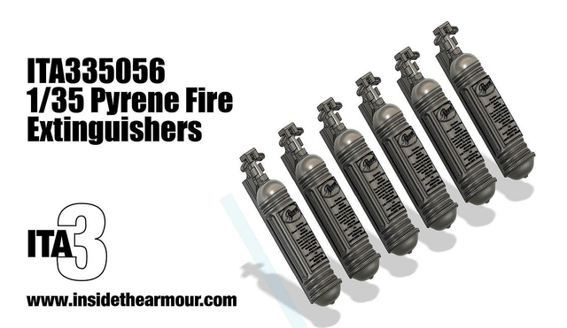 ITA3 - ITA335056 interwar/early WWII Pyrene extinguishers
