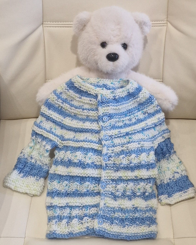 Süsse Baby-Strickweste – 100% Hypoallergen 1-3 Monate