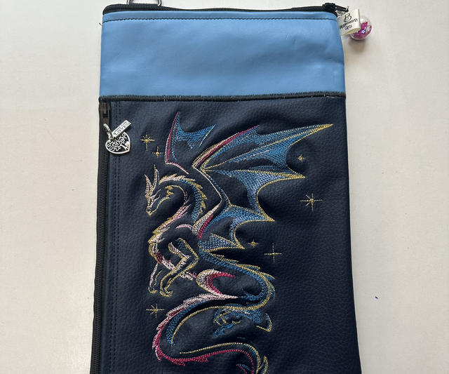 Bag - Large 2 Zips - Celestial Dragon