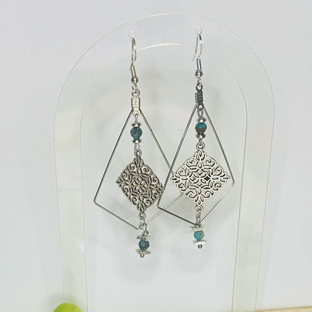 ARABESQUE ARGENTÉ Turquoise Africaines 