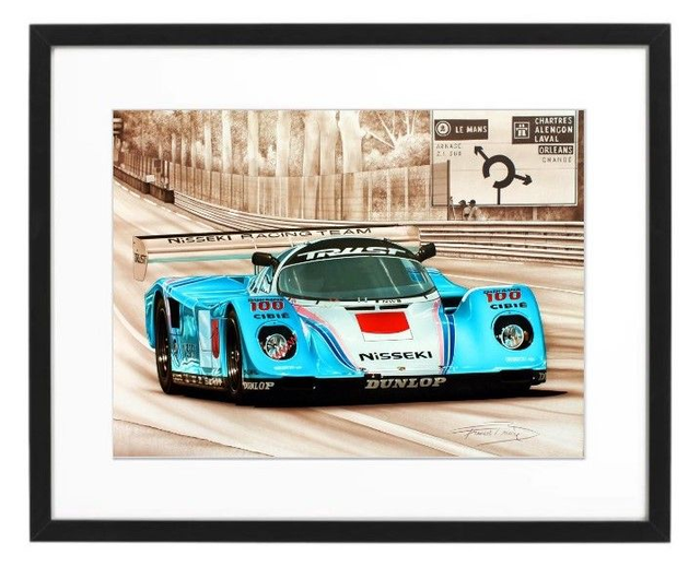 Porsche 962C Le Mans 1990 Limited Edition - Framed
