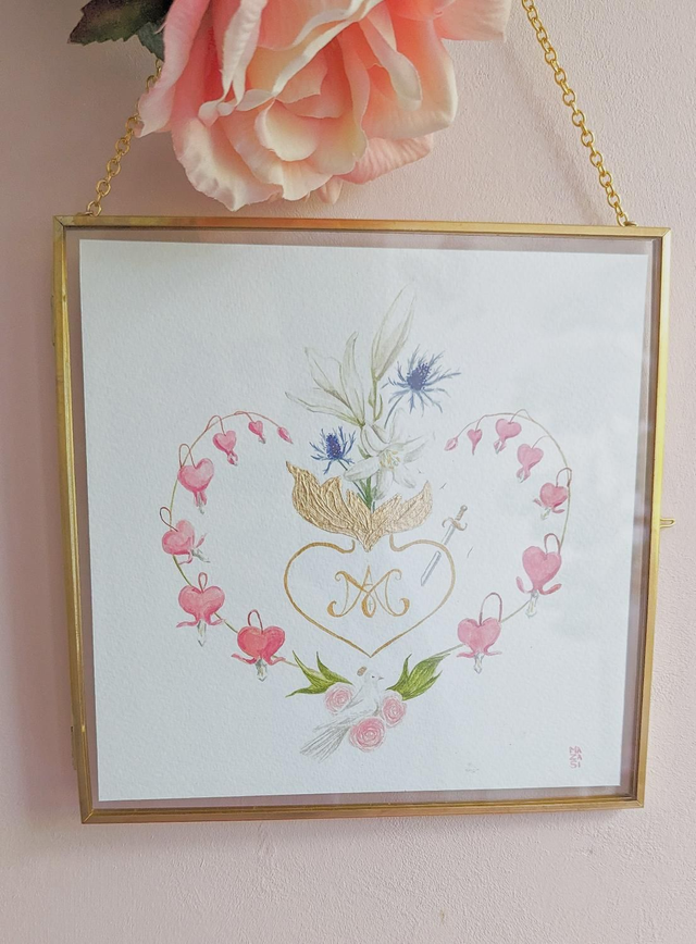 Ex voto coeurs de Marie