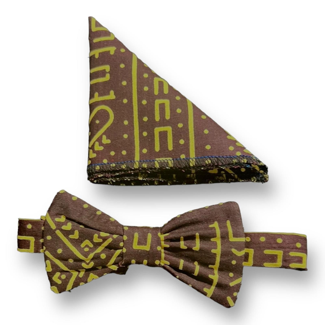 Noeud papillon et mouchoir de poche