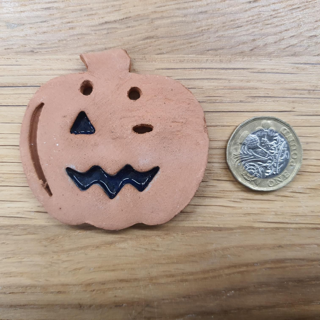 Pumpkin (smaller, winking) Halloween decoration 