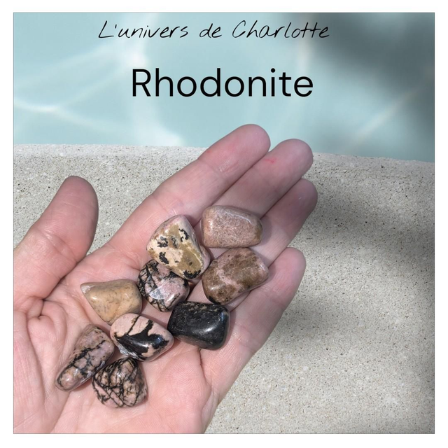 Pierre roulée "Rhodonite"