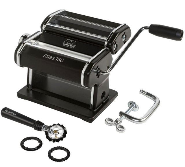 Marcato ATLAS 150 NERA + PASTA- WHEEL NERO Nudelmaschine