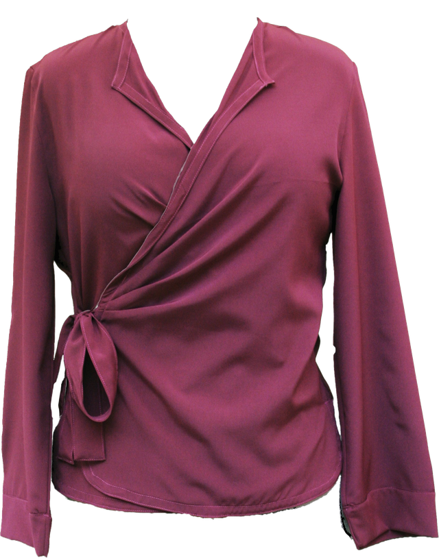 Cache coeur grenat - taille 42(fr)