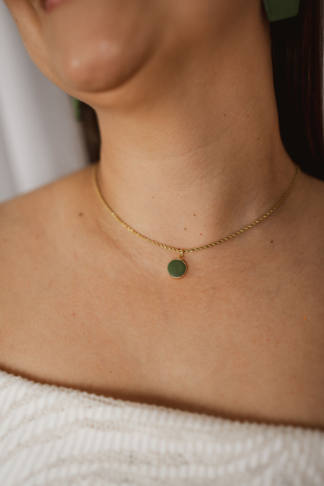 Necklace with Polymer Clay ~ Classic