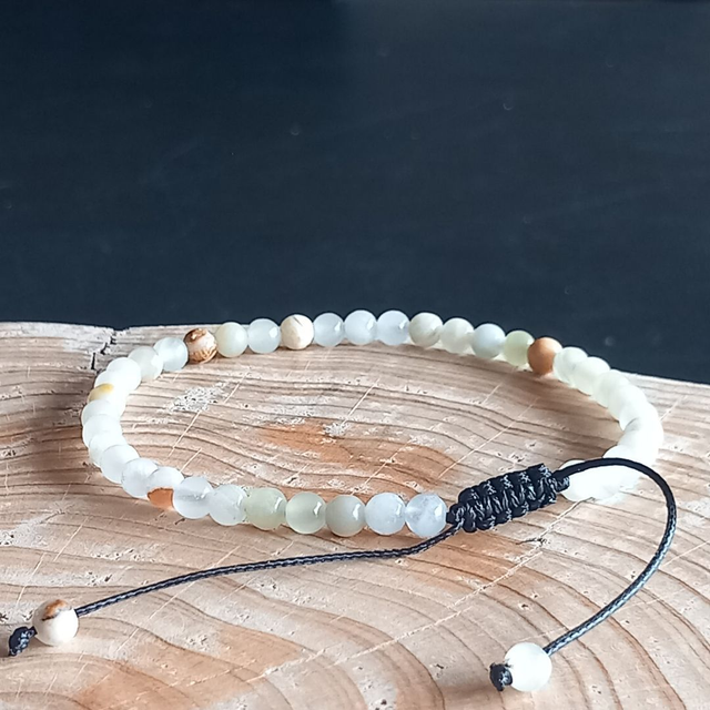 Bracelet ajustable en Onyx