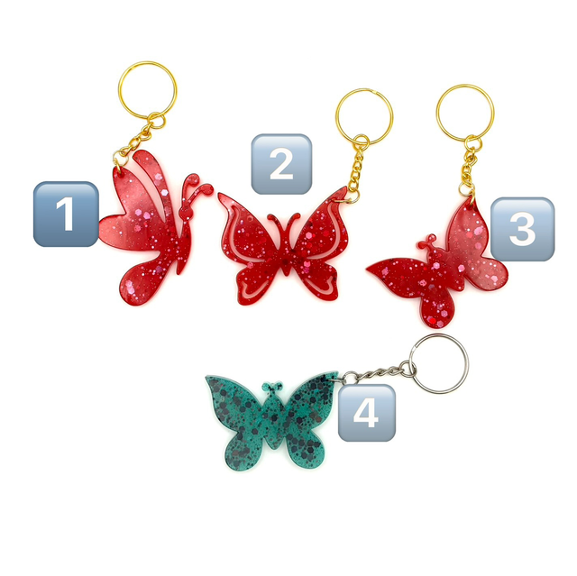 Papillon en porte-clés 