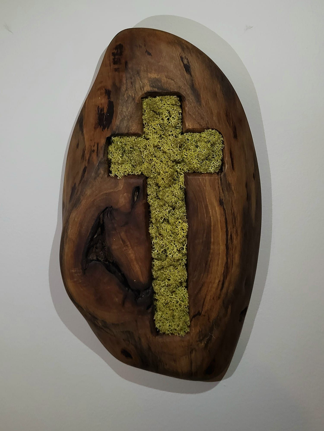 Carved Cross Decoration