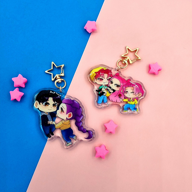 K-POP DEMON HUNTERS Couples | Rujinu, Mirromabby | KEYCHAINS