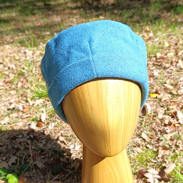 Bonnet Mila - Bleu turquoise polaire