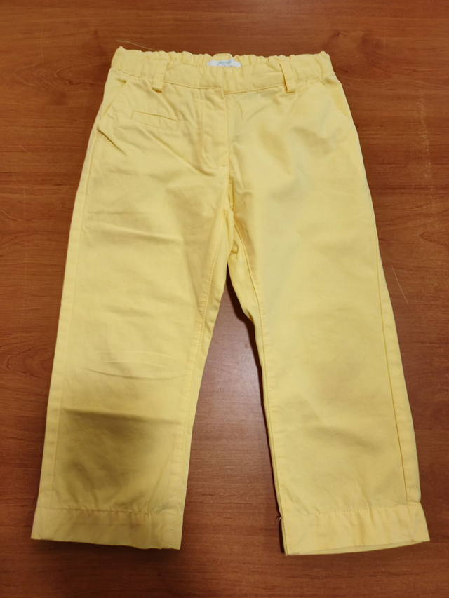 Pantacourt jaune 5 ans