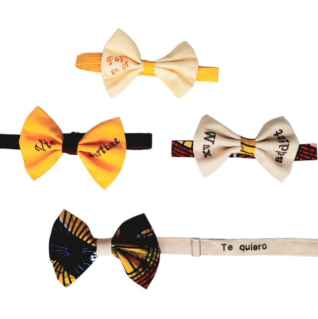 Nœud papillon brodé 