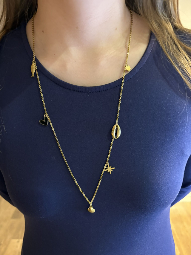 Sautoir &quot;Bord de mer&quot; – Fait main 