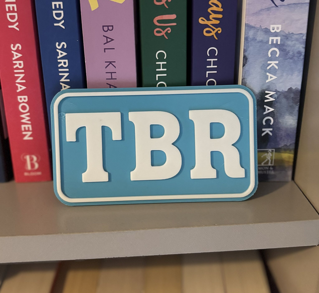 Bookcase Signs | TBR