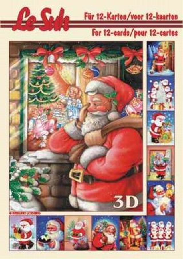 3D Boekje Kerstman (345607)