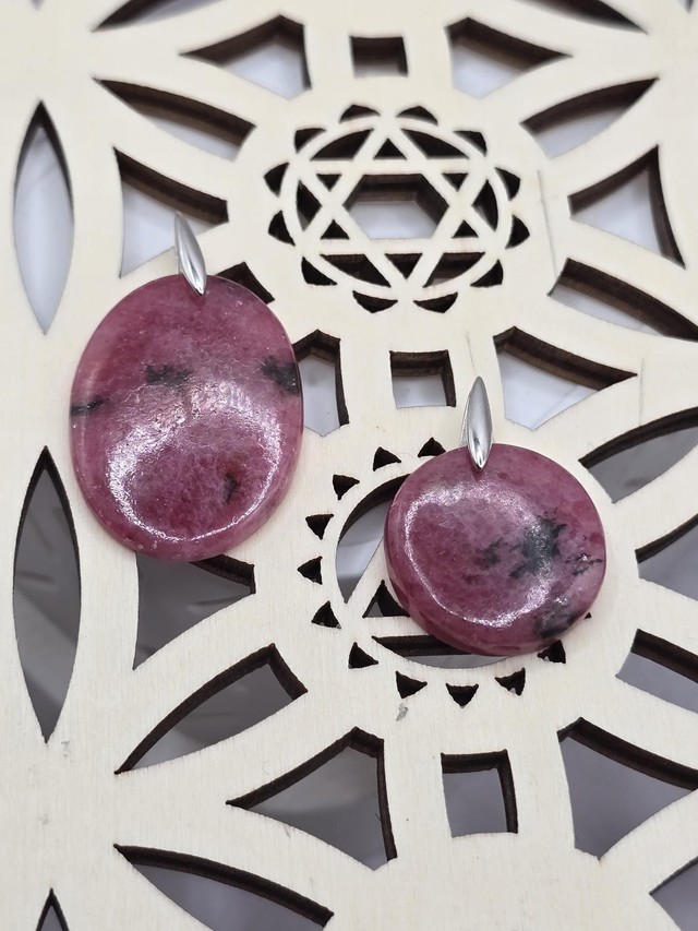 Pendentif Rhodonite Argent 925 