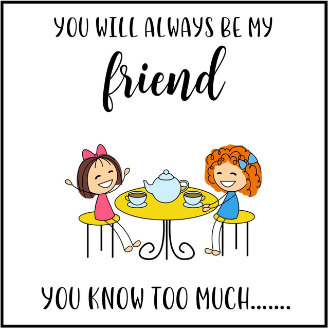 103 - GIGGLE CARD F - YOU KNOW TOO MUCH