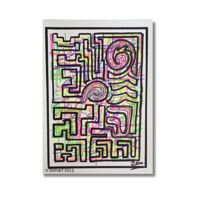 Dessin #049, Série Graffiti