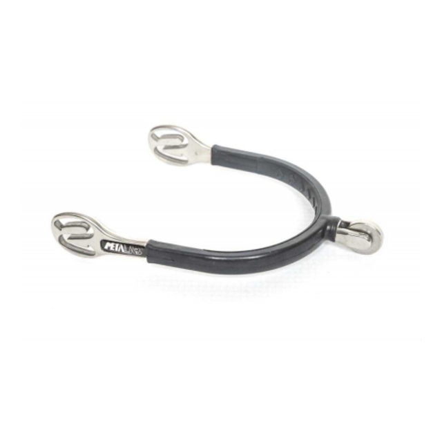 Éperons METALAB molette lisse 4mm gainés