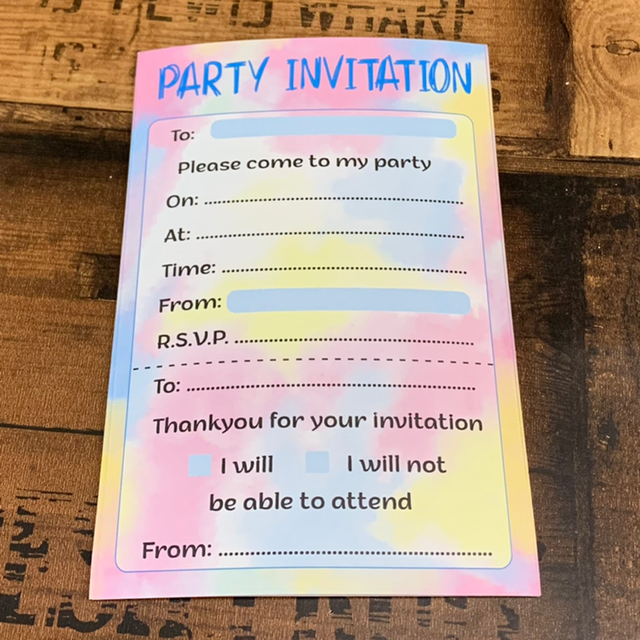 Pastel Invites 